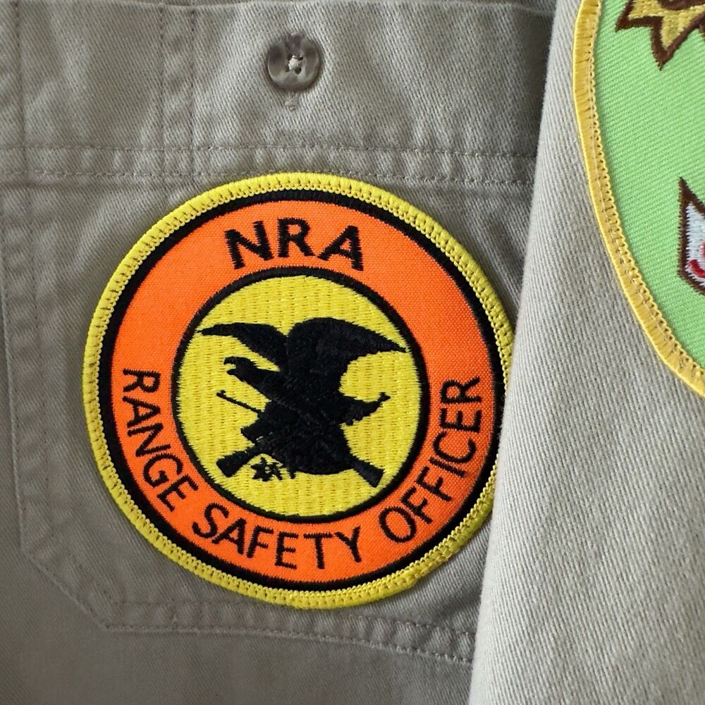 Vintage Woolrich Ducks Unlimited Shirt NRA Range Safety Officer Colt Reming 2XL